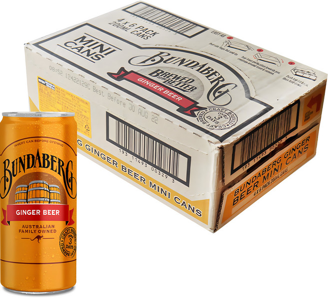 분다버그 진저비어, 200ml, 24개