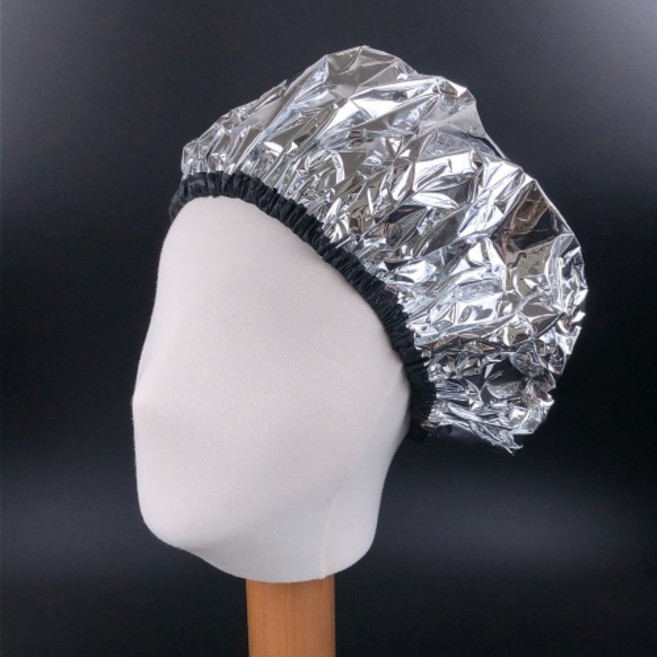 알루미늄 호일 보온 헤어캡 모근 머릿결 모발 관리 헤어 클리닉 보온캡 염색캡