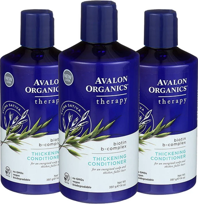 아발론오가닉스 비오틴 B-콤플렉스 씨크닝 컨디셔너, 397g, 3개 - 쿠팡