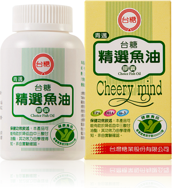台糖 精選魚油膠囊, 2個, 100顆
