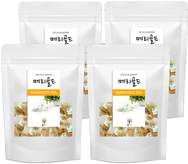 메리골드차 50티백 숲으로허브 삼각티백, 600mg, 50개입, 4개
