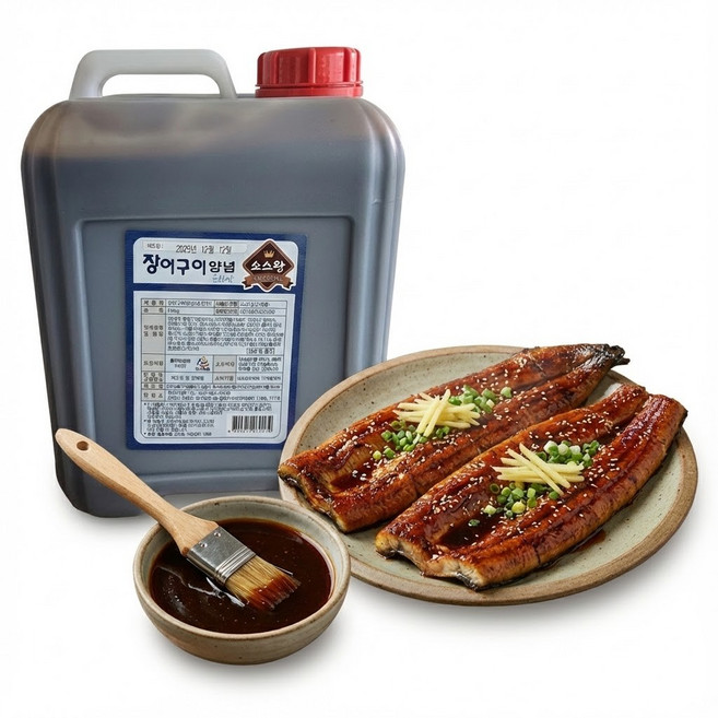 현진식품 장어구이소스 순한맛 10kg 장어양념 업소용 양념, 1개