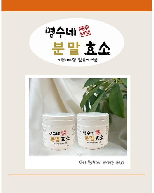 명수네 분말 효소 (2병 분말 260g), 2개, 260g
