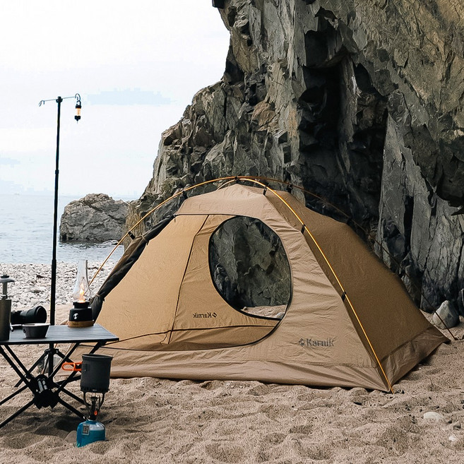 카르닉 시에나 백패킹 텐트 풀세트, 오트베이지(텐트+루프플라이플러스B+그라운드시트), 텐트+루프플라이플러스B+그라운드시트, 오트베이지(텐트+플라이+그라운드시트)