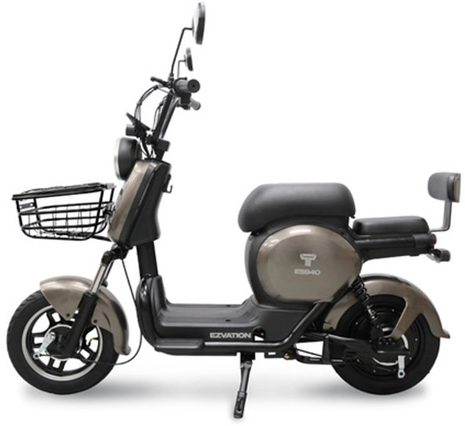 이지베이션 타우러스 ES940 전동스쿠터 48V 10Ah 48V 20Ah 60V 21Ah 여성 출퇴근 2인용 전기스쿠터, 브라운