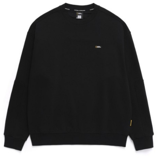 [국내매장판]내셔널지오그래픽 오버핏 맨투맨 컴포터블 트레이닝 티셔츠 GD03061938+의류보관팩