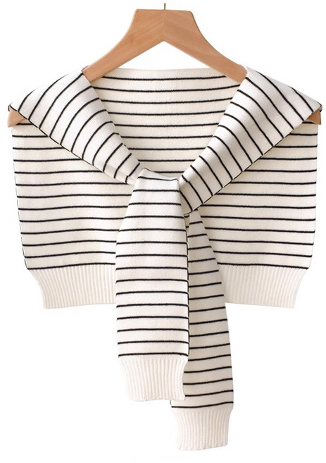 지누초이 니트 숄 가디건 8칼라 어깨 머플러