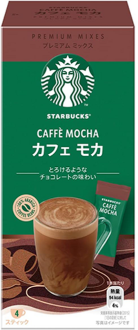 [일본 스타벅스] 프리미엄 믹스 스틱 카페 모카 4P x 3