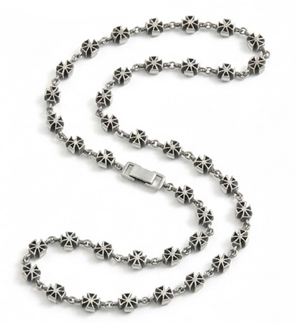 주얼리랩 99.9 십자가은목걸이 925실버 무광 유광 체인 순은 두꺼운 힙합은목걸이