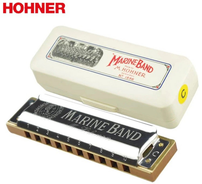 Hohner Marine Band 1896 十孔口琴 德國製經典版, 1個, C,不改音