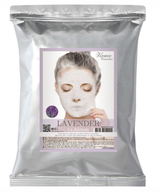 라쥬네 허브 모델링팩 1kg 라벤더, 1개, 2개입