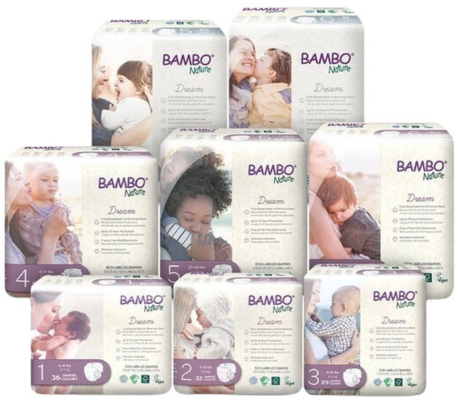 밤보드림 아기 기저귀 2단계 밴드형 1박스32매x6팩), 192매