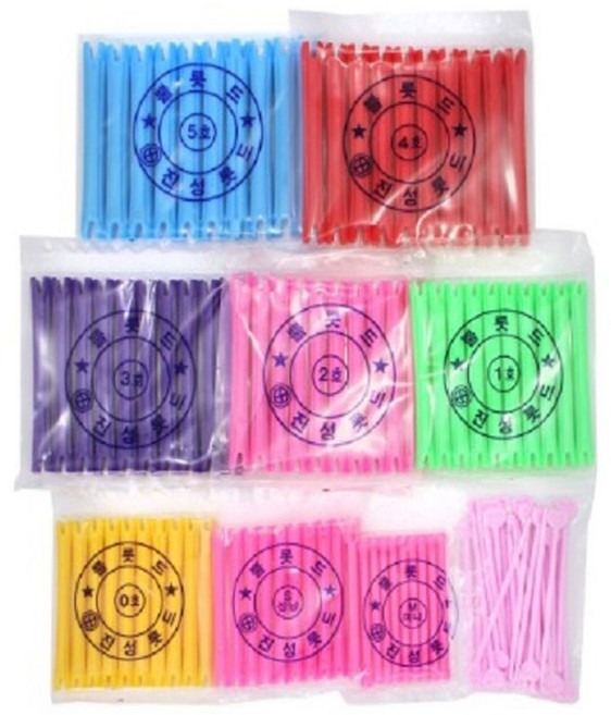 파마롯드 미용실 헤어롤 파마롯트 헤어 볼륨 뿔롯드, 1호, 1개, 1호