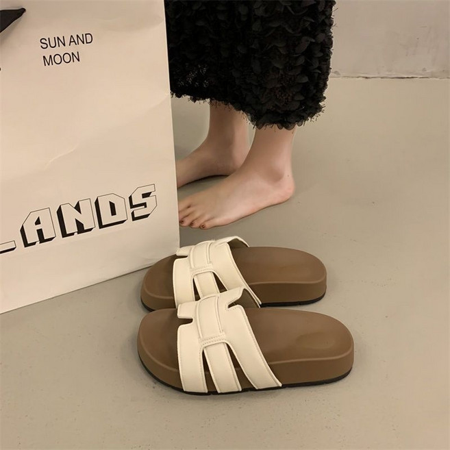 復古厚底拖鞋 女外穿