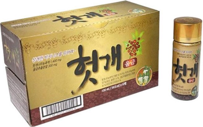 헛개 울금 컨디션 드링크 100ml 10병 (유통기한 26년11월31일까지), 10개