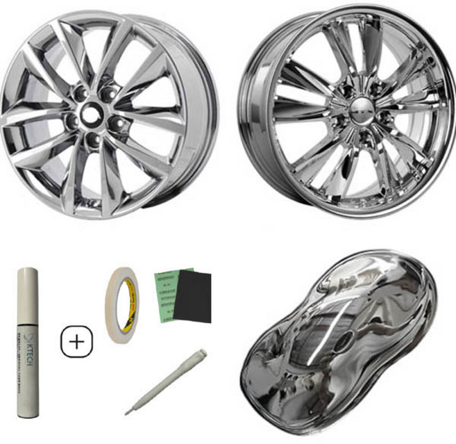 크롬휠 미러크롬 터치업 휠페인트 (K0013), 1개