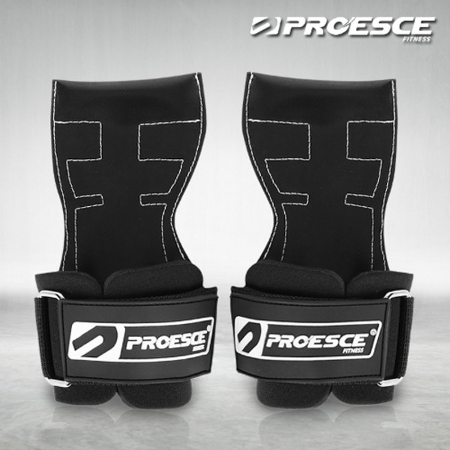 프로이스 프로페셔널 이지그립 S사이즈 헬스장갑 헬스스트랩, 블랙, 1세트