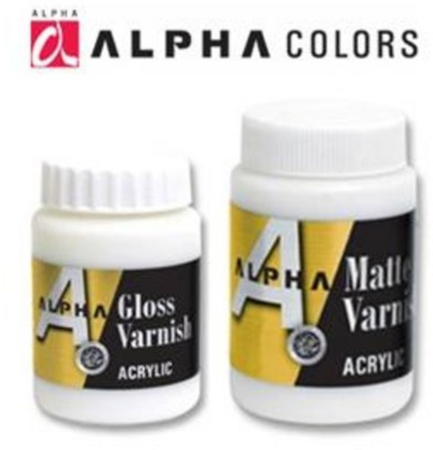 알파 아크릴물감 그로스바니쉬 매트바니쉬 250ml 500ml 보조제 바니쉬 낱개 (옵션선택), 유광 GLOSS 500ml