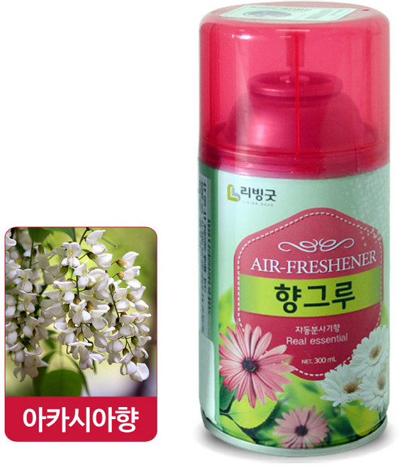 리빙굿 향그루 아카시아향 방향제, 280ml, 7개