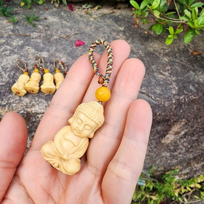 오색실 석가모니키링 평안부적 복운열쇠고리 차량장식, 1개, 상세페이지 참조