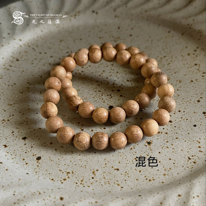 [光之薩滿] 雷擊木手珠 8mm 野生波羅蜜雷劈木系列, 1個, 雷劈木8mm混色