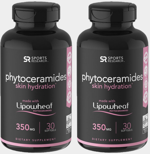 SPORTS RESEARCH 植物神經醯胺軟膠囊 350mg, 30顆, 2罐