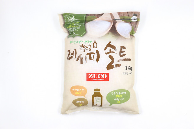 0454. 볶음소금 레시피 솔트 3kg - 신광3kg, 1개