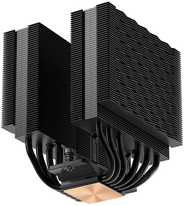 PCCOOLER CPS RT620 PRO 카본스틸 CPU쿨러 블랙, 단품, 단품