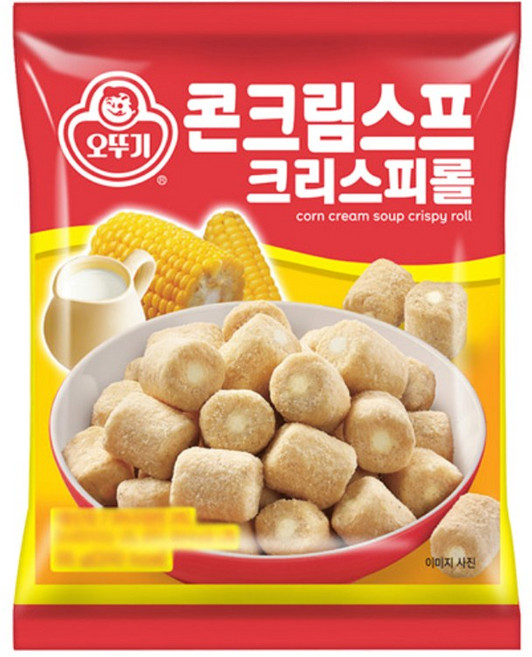 오뚜기 콘크림스프 크리스피롤, 55g, 19개