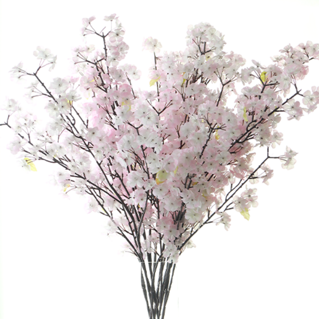 이베리스 조화 플럼 가지 3p, 벚꽃가지 핑크, 3개