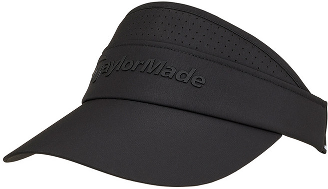 테일러메이드 2026 여성 더블 크라운 바이저 썬캡 TL704, 블랙