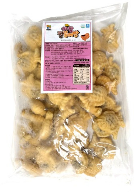 [디앤] (OEM) 야참 냉동 미니 붕어빵(팥)/1kg_식자재쇼핑몰_푸드왕