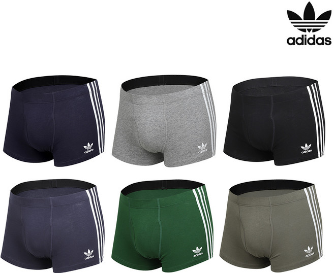 클리어런스 [아디다스] 오리지널스 코튼 남성 드로즈 6종세트