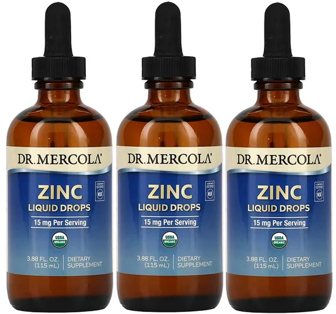 닥터 머콜라 아연 15mg 115ml(3.88fl oz), 115ml, 3팩 - 쿠팡