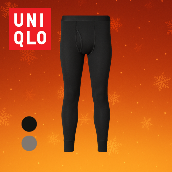 [국내매장판]유니클로 남성 히트텍 레깅스 타이즈 내복 +파우치증정