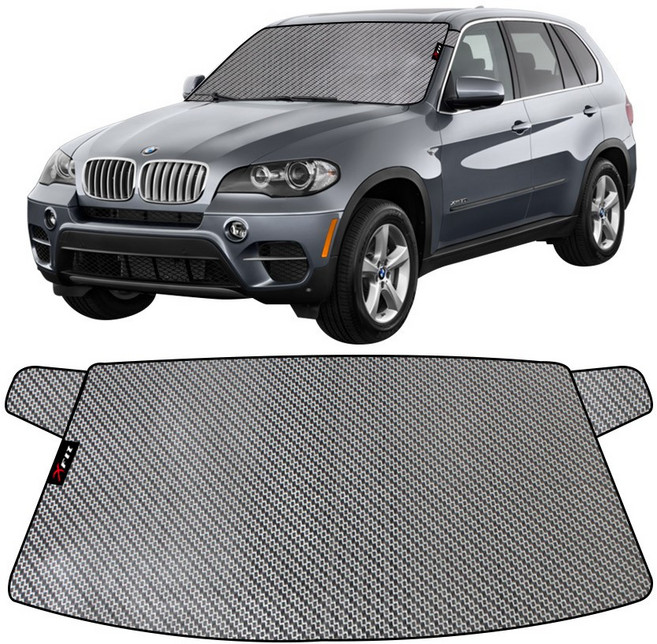 BMW X5 (10년~12년) 맞춤형 햇빛가리개 차량 앞유리커버, BMW X5 맞춤형 햇빛가리개_일반형, 1개