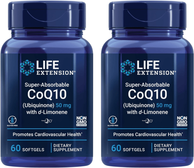 라이프익스텐션 코큐텐 유비퀴논 50mg 60정 2개