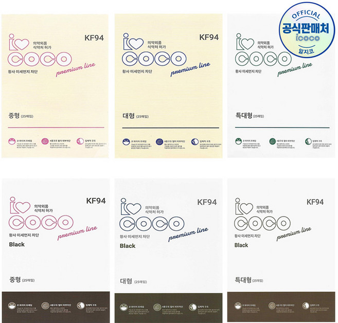 아이코코 KF94 황사 마스크 중형(청소년~얼굴작은여성) 50매 .100매 이상 동아제약 가그린 10ml 2포 증정 ~16시 주문, 화이트, KF-AD