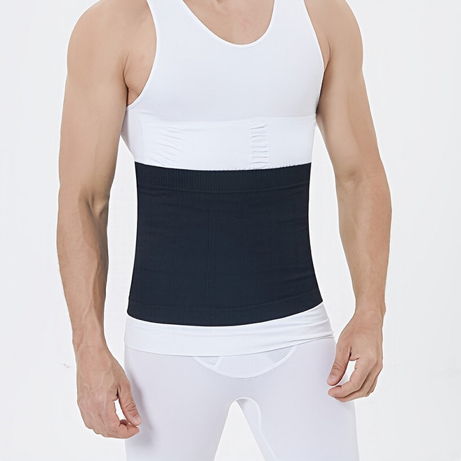 남성용 통기성 좋은 고탄력 허리 서포트 밴드