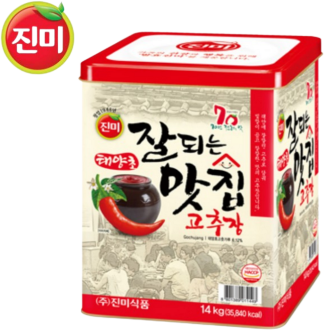 진미식품 진미 잘되는 맛집 고추장 14Kg 이강산닷컴, 1개