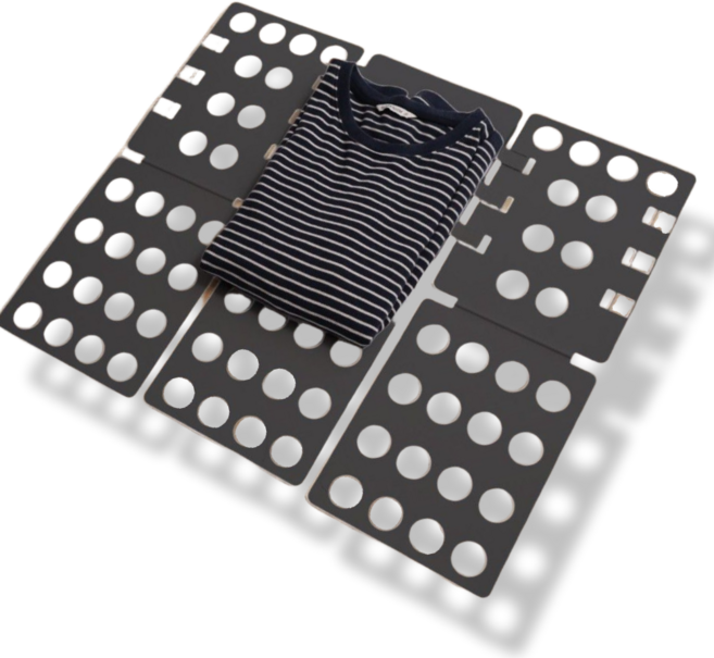 토탈렉스 빨래개기 옷접기판, 1개, 블랙