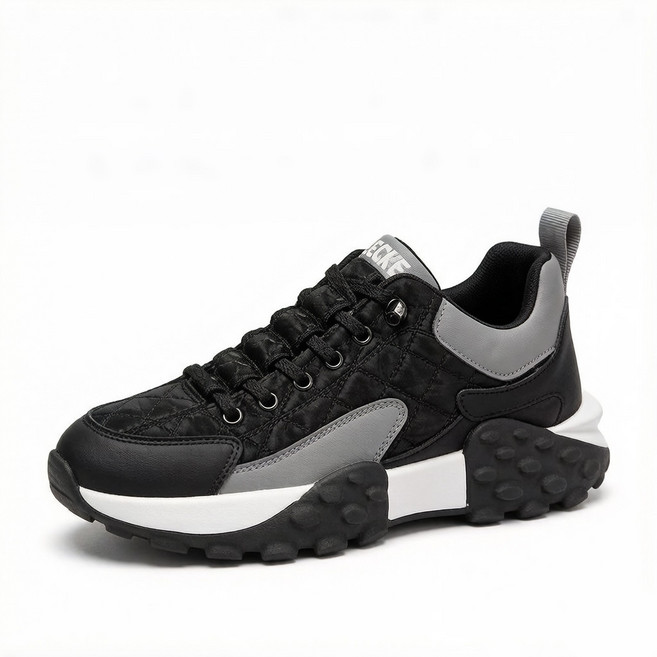 FvaBzon 남성 버튼식 다이얼 등산화 미끄럼 방지 편한 런닝화