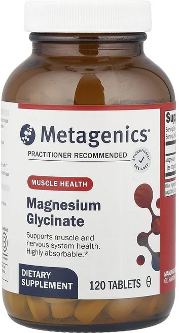 Metagenics 마그네슘 글리시네이트 100mg 120정, Metagenics마그네슘글리시네이트100mg120정, 1개 - 쿠팡