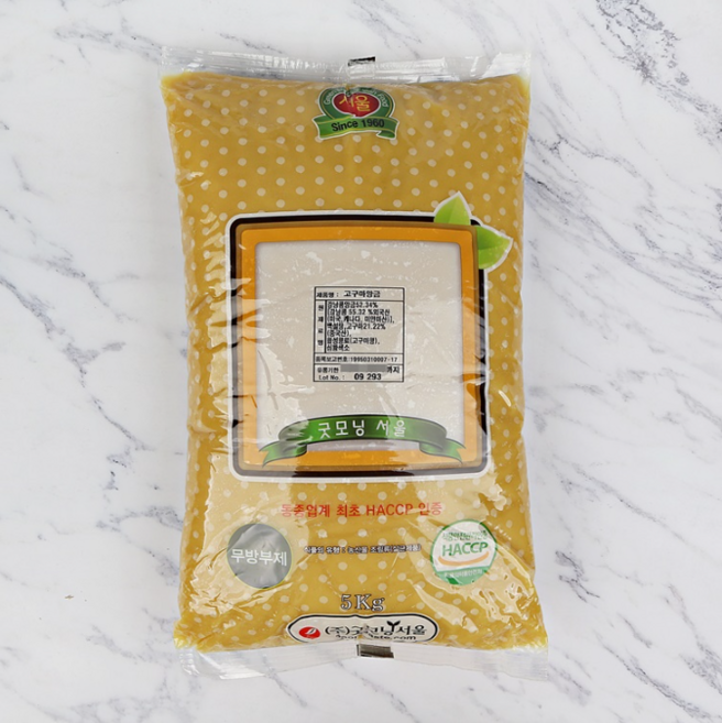 7026. 굿모닝서울 고구마앙금 - 5kg, 1개
