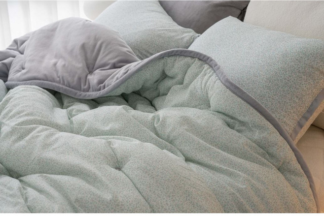 송화침장 모달 침구세트 한파대비 안감 극세사 겨울 싱글 이불세트(이불+베개커버1)