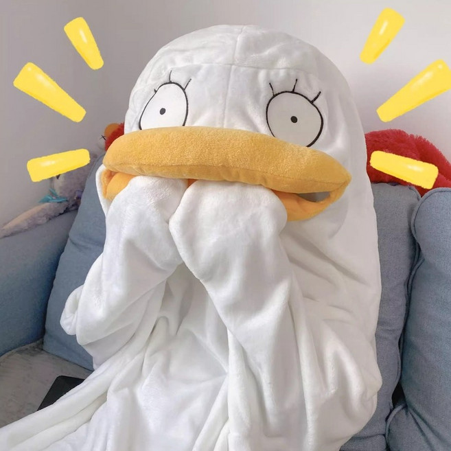 엘리자베스 오리 잠옷 원피스 예쁜 귀여운 커플 특별한 연말 홈파티 집들이 선물 파자마