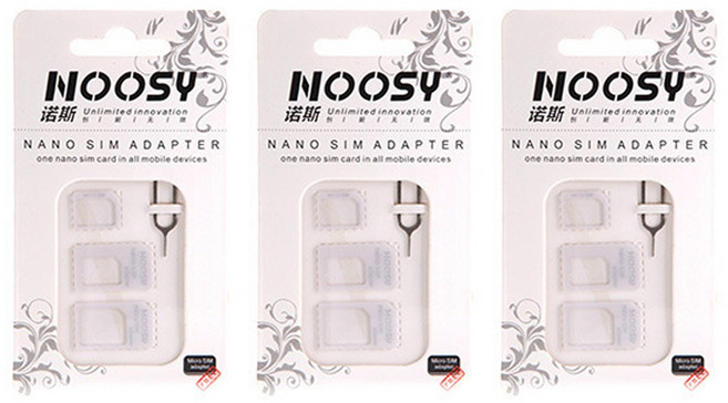 원폴뎀 유심 어댑터, 3세트