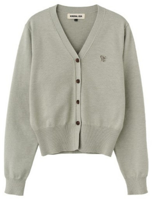 韓國 GENERAL IDEA 女款V領經典款開襟衫 WBD3L04503