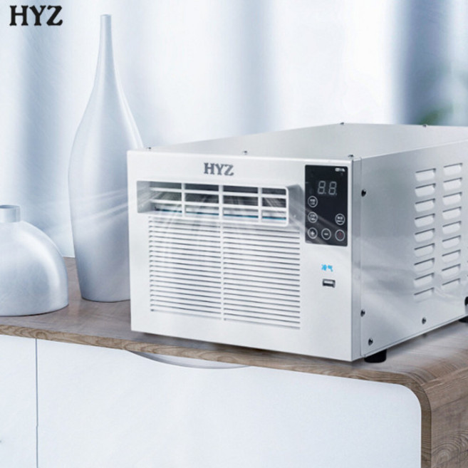 [트루펙트] HYZ A01 이동식 창문형 캠핑 에어컨 텐트 차박용 에어컨, 리모컨포함