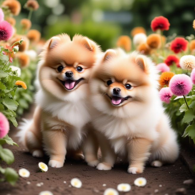 유화그리기 세트 캔버스 대형 명화그리기 귀여운 강아지 포메라니안, 70x70cm나무캔버스+유화붓세트